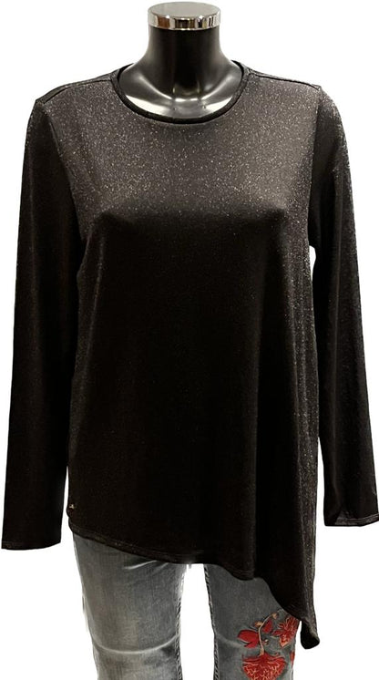 Ted Baker Black Top - size 3 UK 2-14  -  Pre-loved