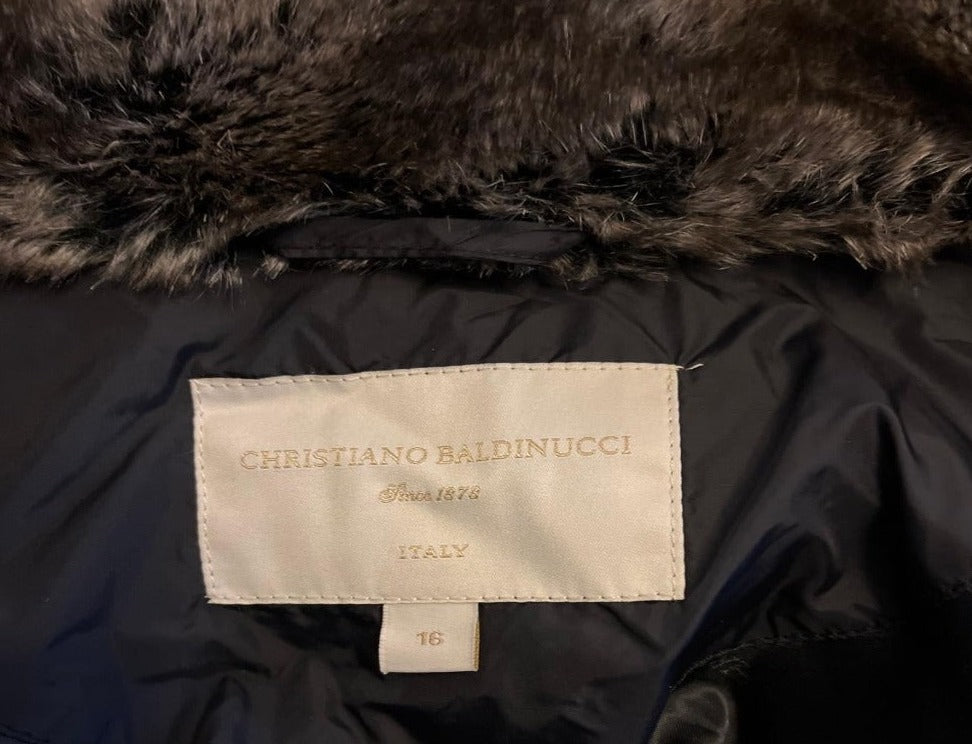 Christiano Baldinucci Quilted Jacket - size UK16 - Pre-loved