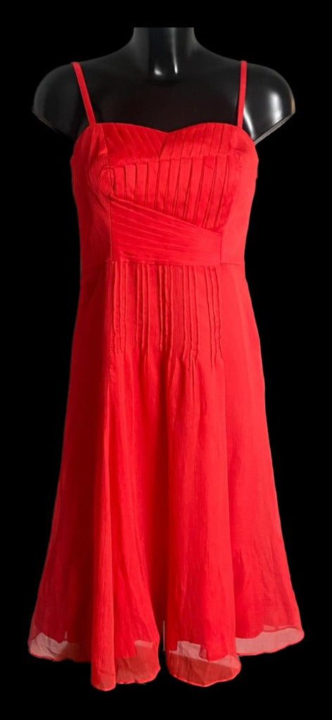 Monsoon Red Dress size UK10