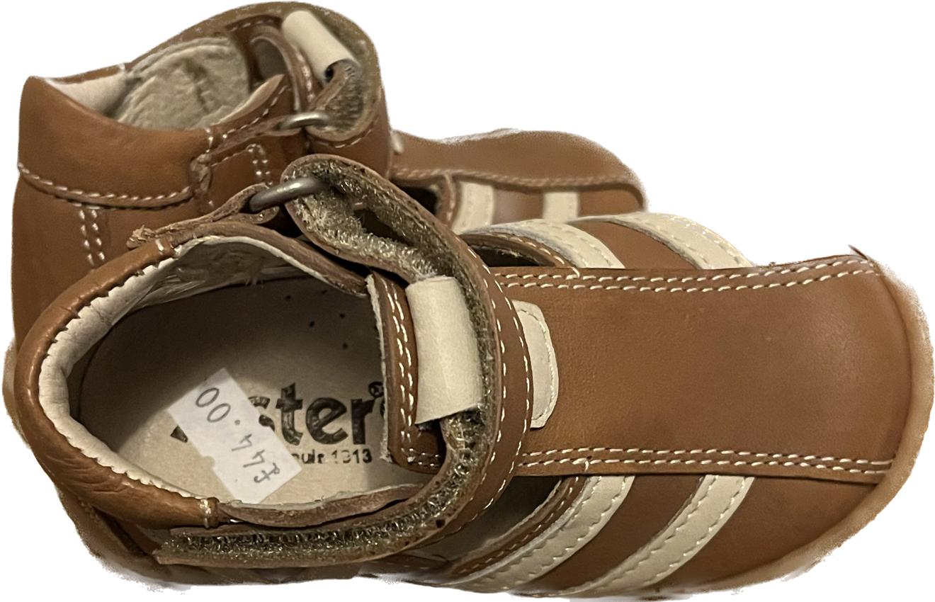 Aster Brown Leather Shoes size UK5 Infant  NEW with Box