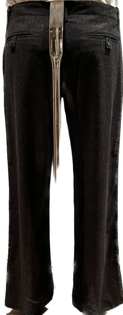 Emporio Armani Grey Wool Trousers - Size W32 -  NEW with Tags