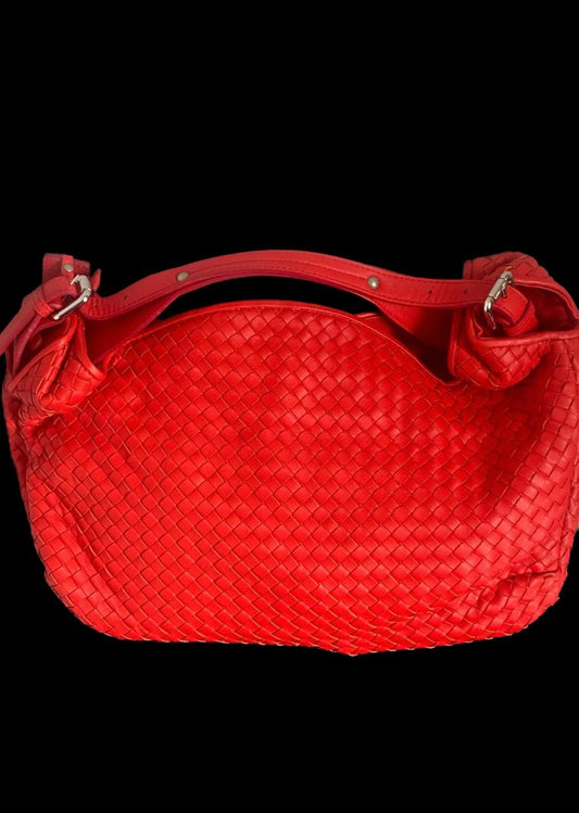 Pergolesi Red Leather Bag - Pre-loved