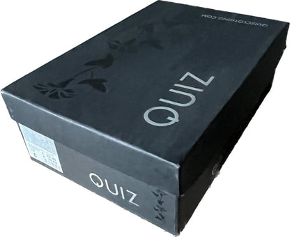 Quiz Diamonte shoes - size UK6 - Pre-loved with Box
