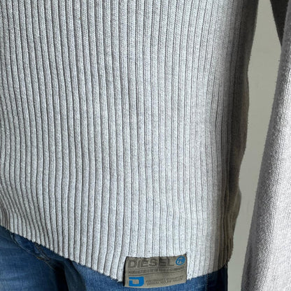 Diesel Grey Jumper - size L - Pre-loved