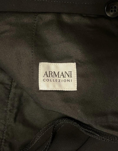 Armani Collezioni Black Trousers - Size W36 - Pre-loved