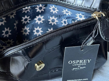 Osprey London Black  Alice Clutch Bag  - BNWT