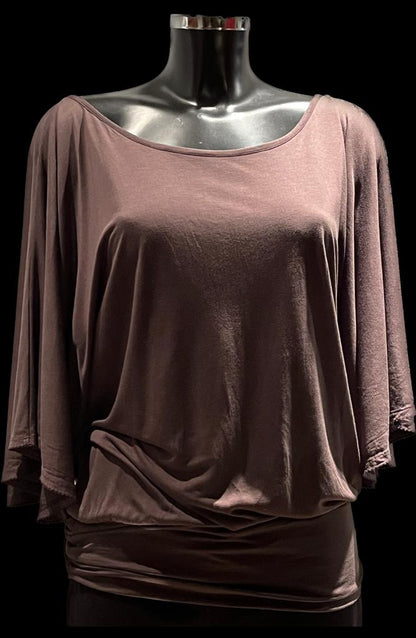 Ted Baker Brown Top - size 2 UK 10 -  Pre-loved