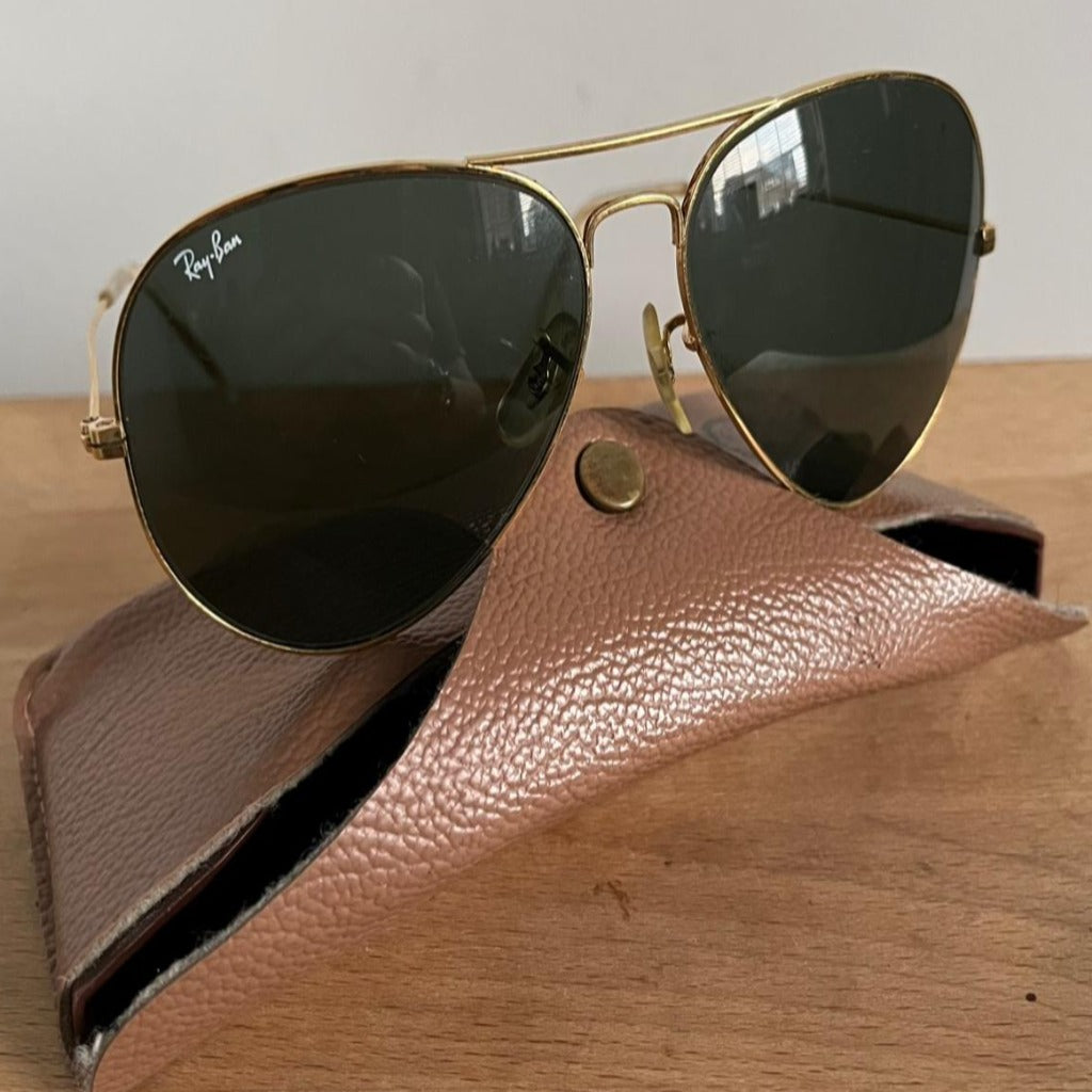 Ray-Ban USA Aviator Sunglasses 1980s - Pre-loved