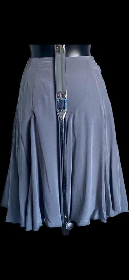 Reiss Grey Silk Skirt size UK14 - Pre-loved