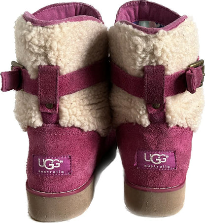 UGG Pink Boots - size UK3 - Pre-loved - fabulous condition