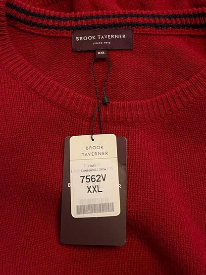 Brook Taverner Red Jumper - Size XXL - NEW