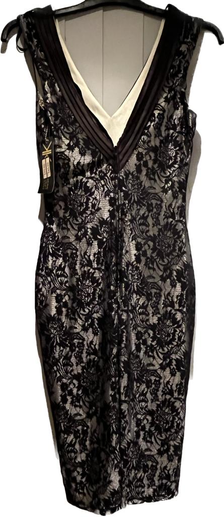 Kardashian Kollection for Lipsy - Black Lace Dress size  UK8 - NEW