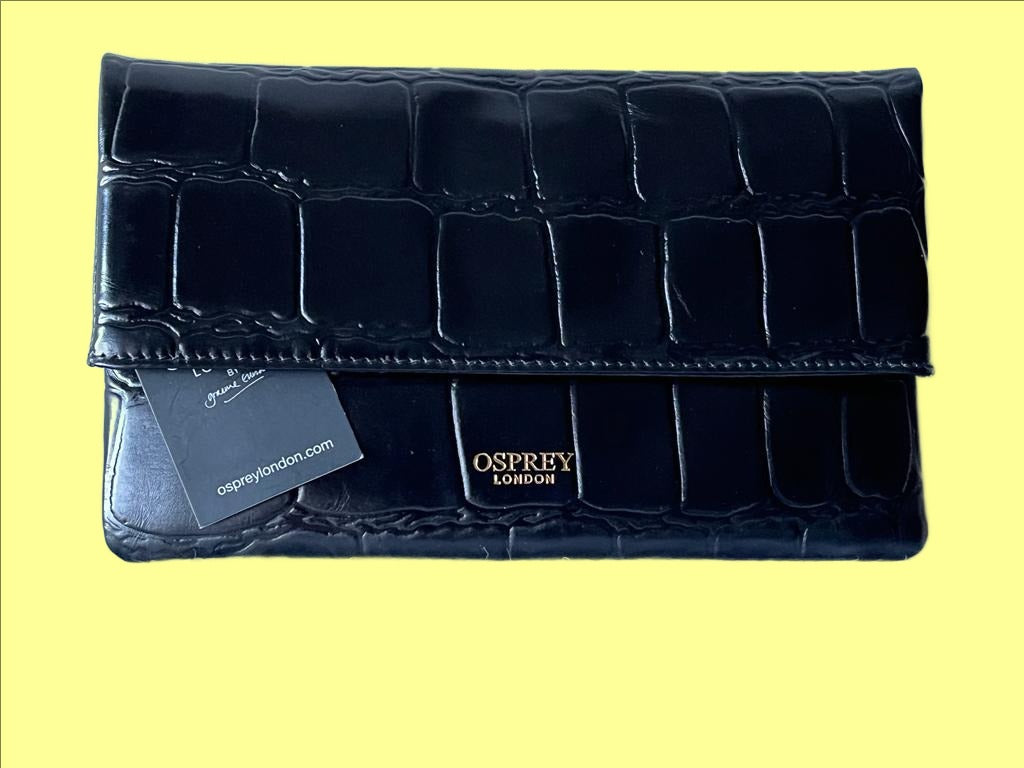 Osprey London Black  Alice Clutch Bag  - BNWT