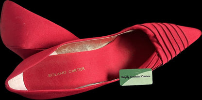 Roland Cartier Red Shoes size UK10 - Pre-loved