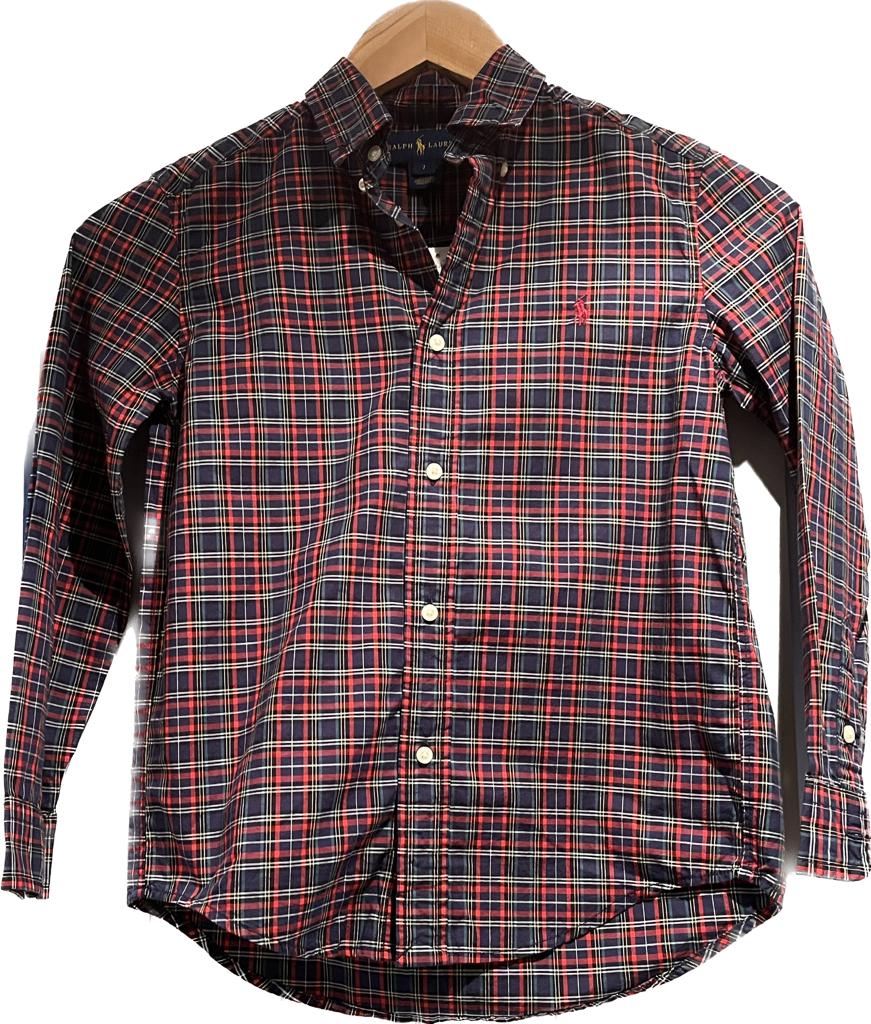 Polo Check Shirt age 7yrs - NEW