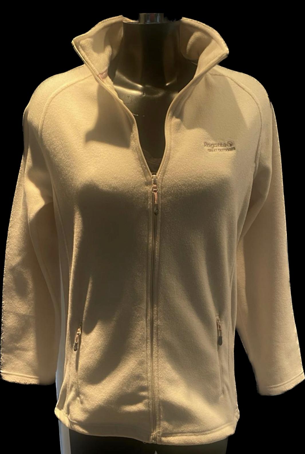 Regatta Cream Fleece - size UK10 - Pre-loved