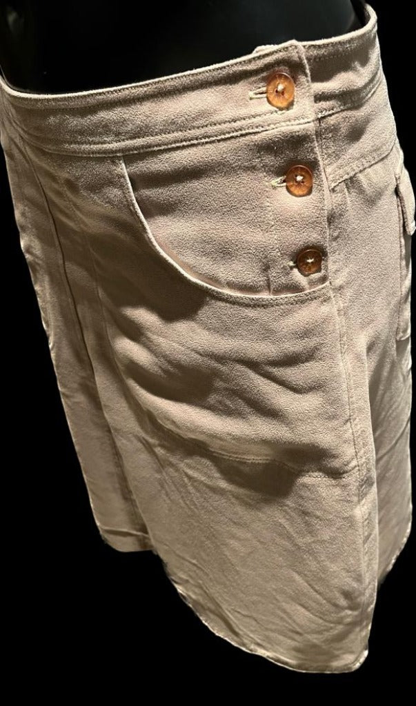 Ted Baker Mocha Skirt-Size 2 UK 10-12 - Preloved