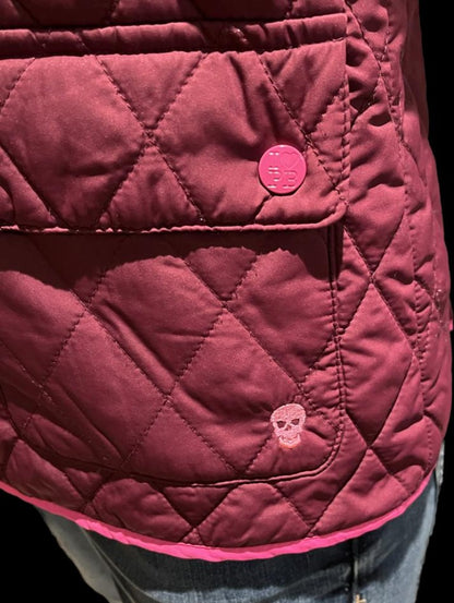 Paul's Boutique Pink Gilet - size S - Pre-loved