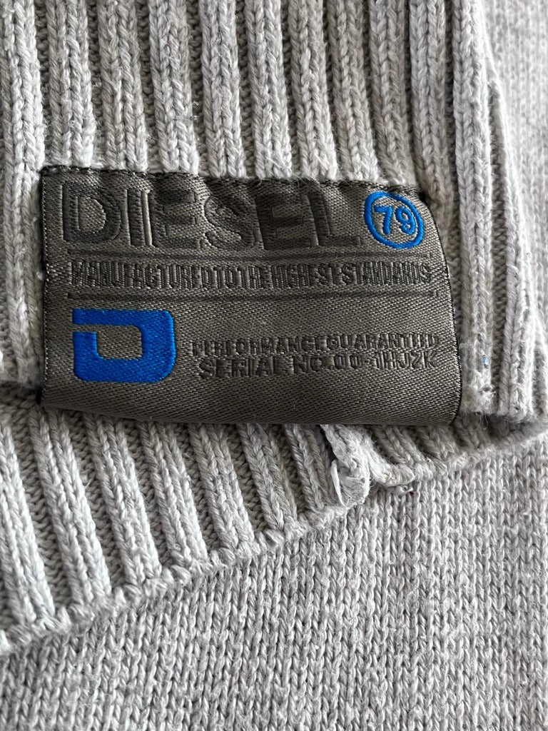 Diesel Grey Jumper - size L - Pre-loved