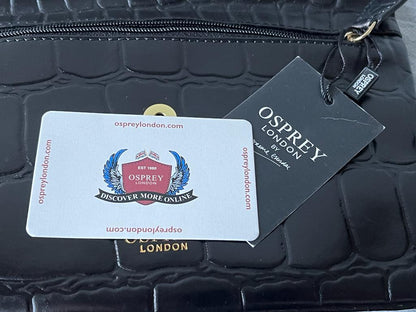 Osprey London Black  Alice Clutch Bag  - BNWT