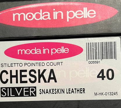 Moda in Pelle CHESKA Snakeskin Shoes - size  UK6 - NEW