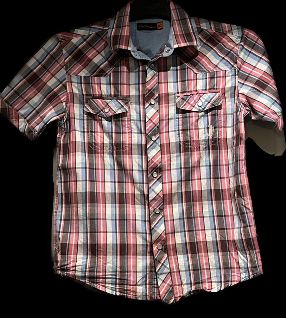 Ben Sherman Checked Shirt Age 9-10   - Pre-loved