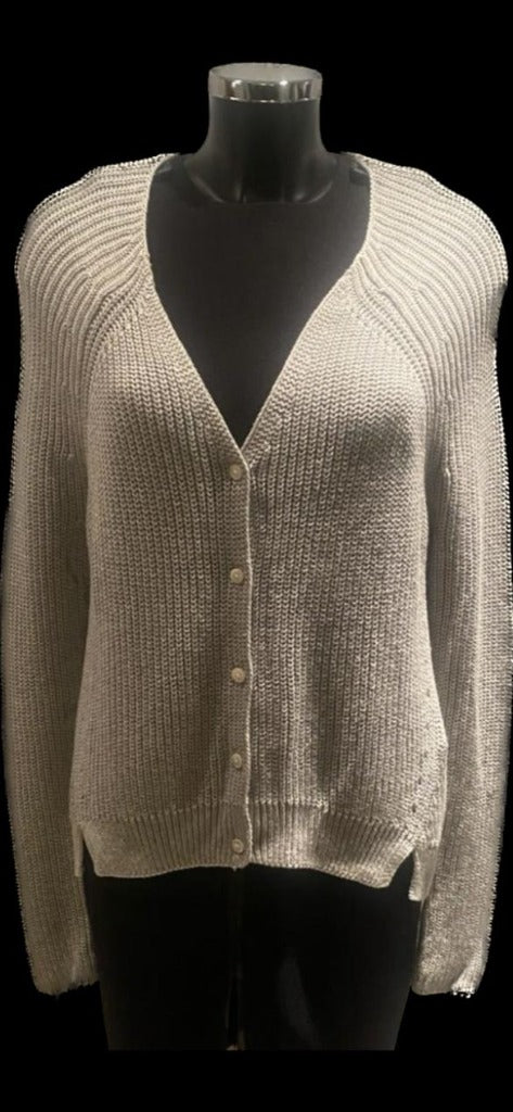 Armani Exchange  grey Cardigan size UK L - Pre-loved