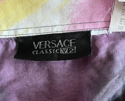Versace Classic V2 Print Shirt - Size L - Pre-loved