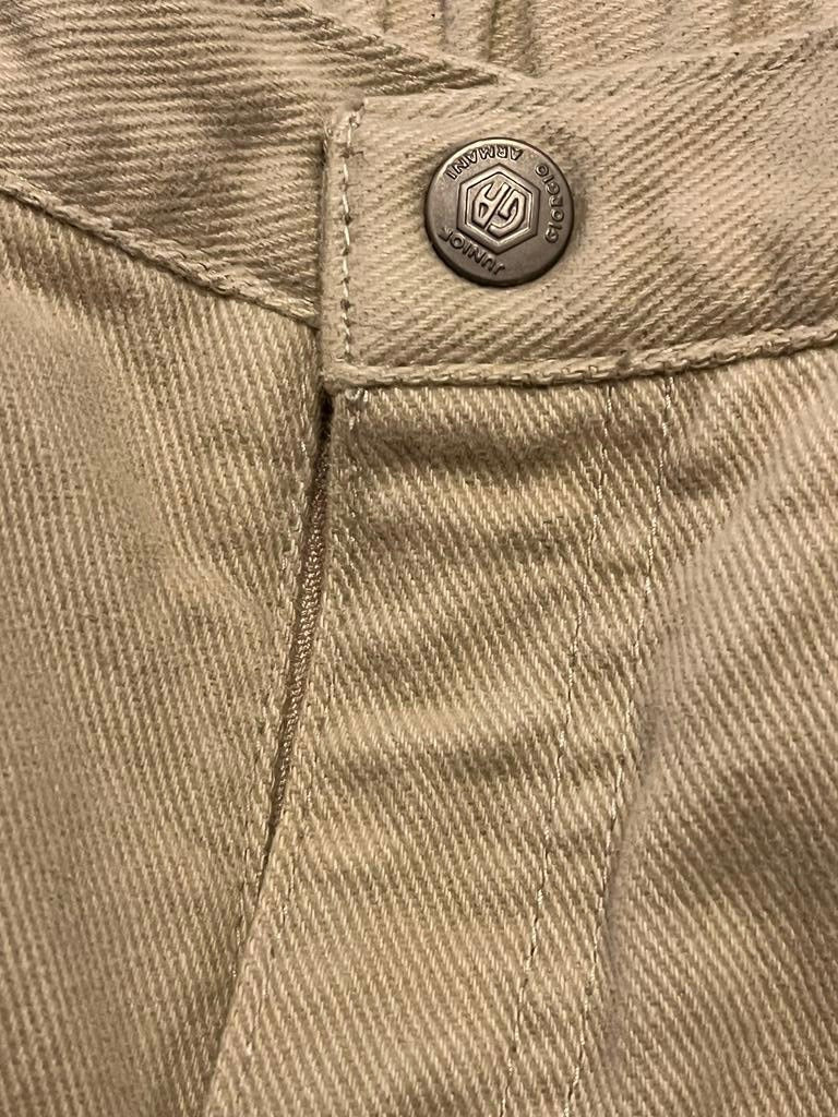 Armani Junior Jeans - Stone - Size 30 - UK age 12 - Pre-loved