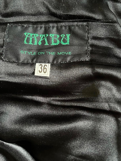 Frank Thomas Black Leather Trousers W36 - Pre-loved