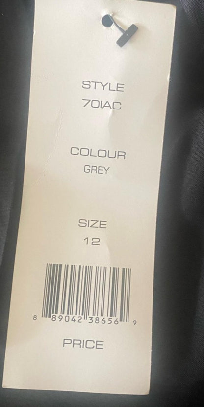 French Connection Grey Coat size UK12 - NEW with Tags