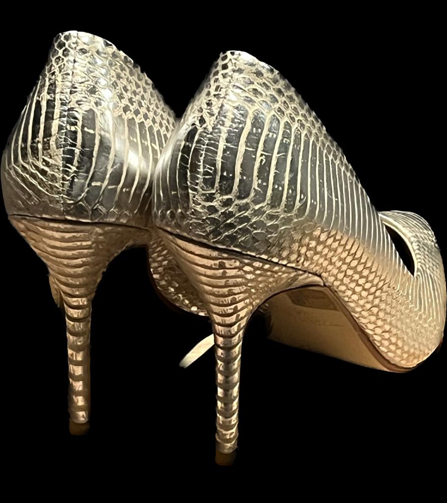 Moda in Pelle CHESKA Snakeskin Shoes - size  UK6 - NEW