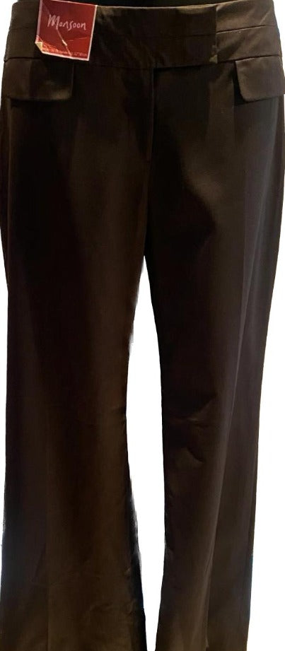 Monsoon Brown Trousers size UK12 NEW with Tags