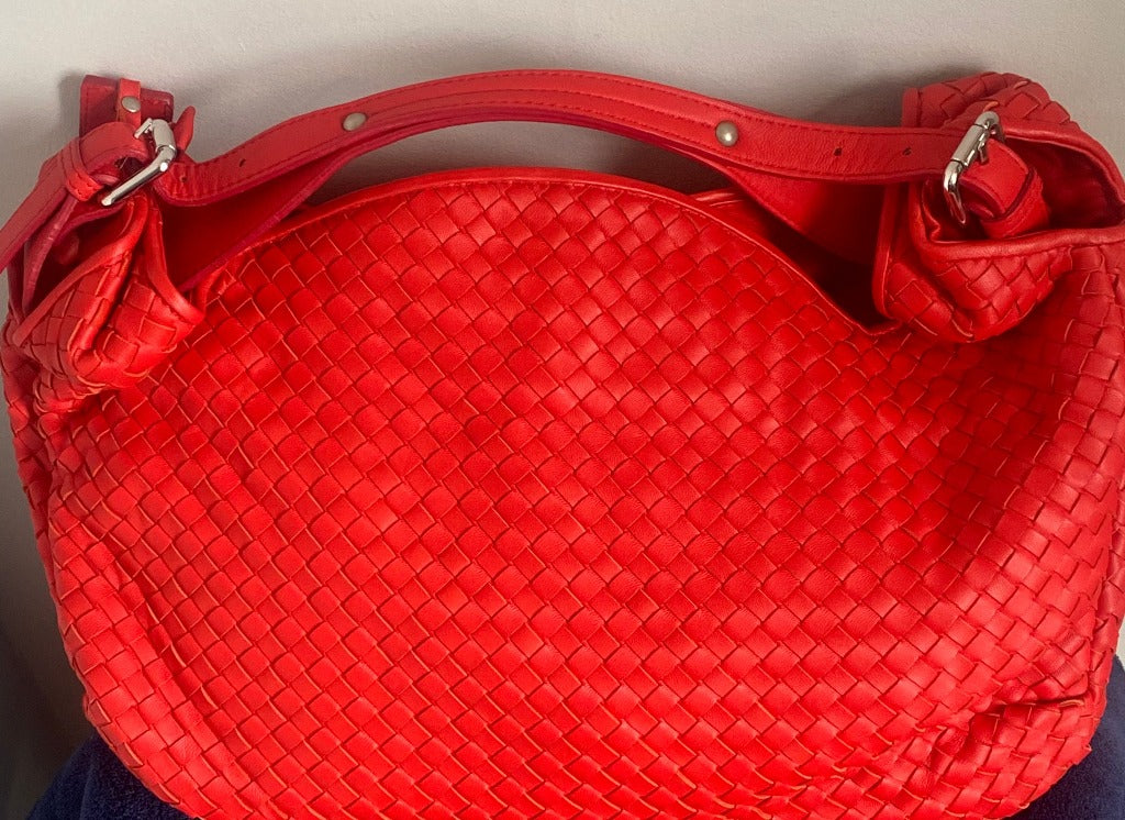 Pergolesi Red Leather Bag - Pre-loved