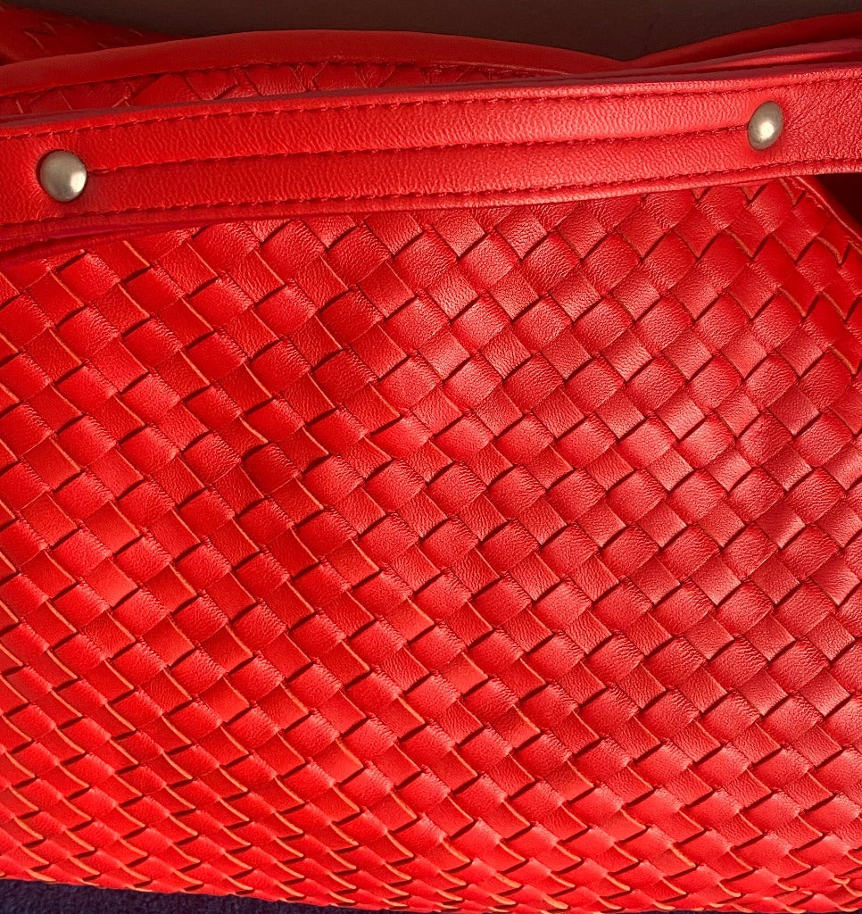 Pergolesi Red Leather Bag - Pre-loved