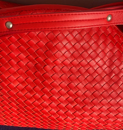 Pergolesi Red Leather Bag - Pre-loved