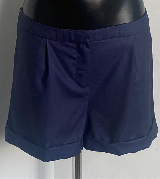 TopShop Navy Shorts - Size UK12 - NEW with tags