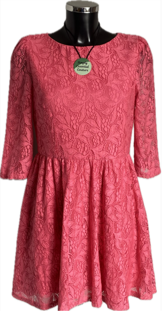 TopShop Lace Skater Dress - size UK12 - NEW with Tags