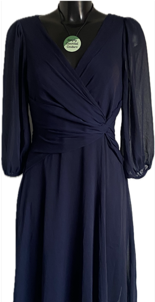 DKNY Navy Dress - Size UK10 - NEW with Tags