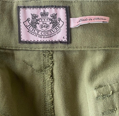 Juicy Couture Khaki Trousers Size UK12 -  Pre-loved
