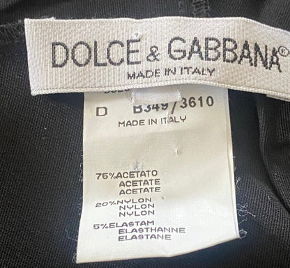 Dolce & Gabbana Vintage Black Sheath Dress - Size UK14 - Pre-loved in Great Condition