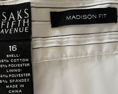 SAKS Fifth Avenue White Trousers size UK16 - Pre-loved