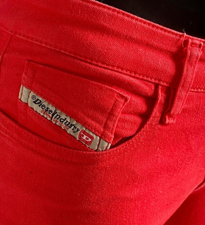 Diesel Red Tag Jeans Size UK8 - Pre-loved