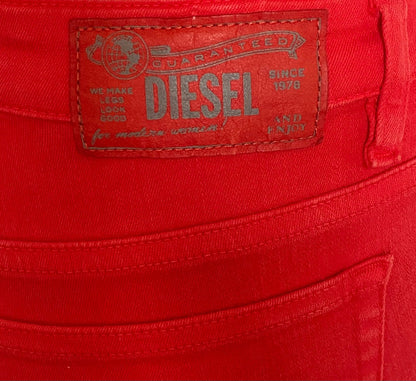 Diesel Red Tag Jeans Size UK8 - Pre-loved