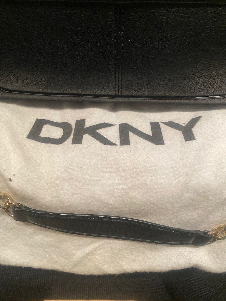 DKNY Black Leather Handbag - Brand New w/o Tags