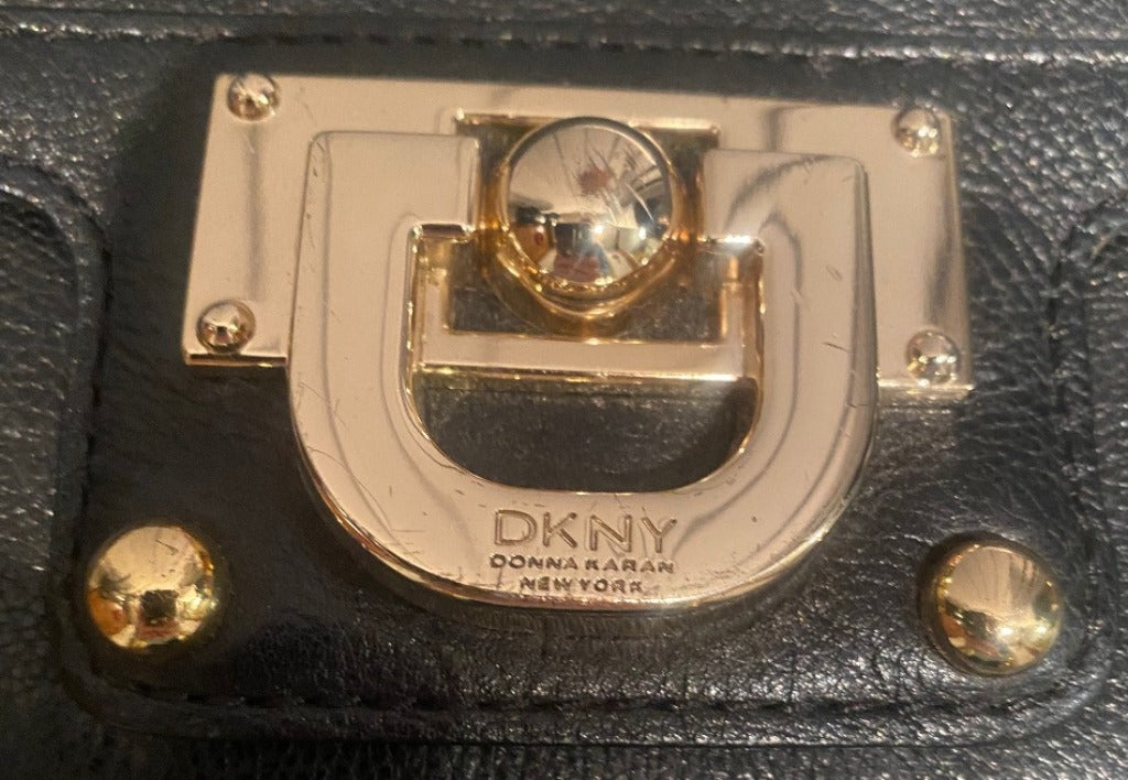 DKNY Black Leather Handbag - Brand New w/o Tags