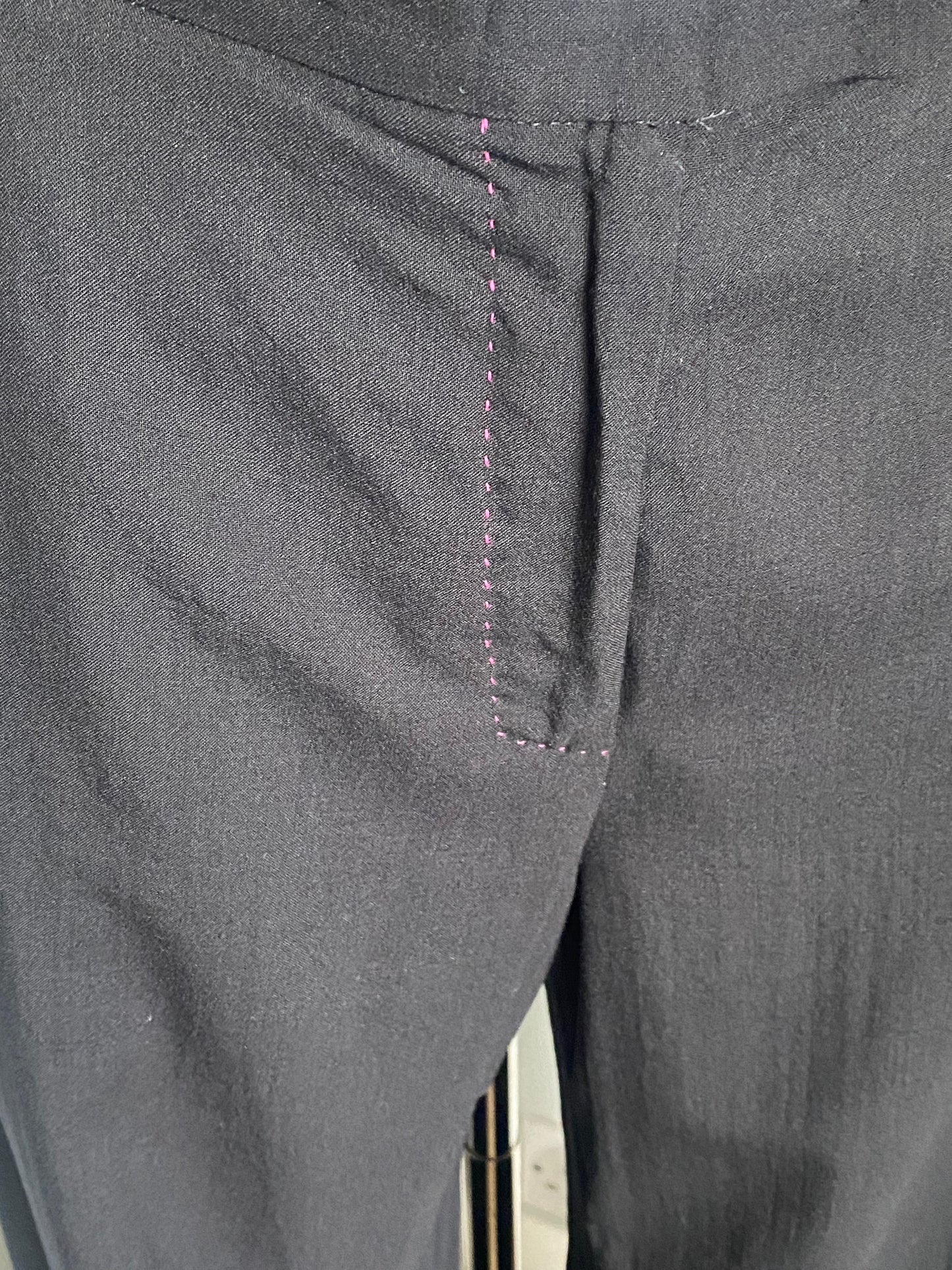 Whistles Black Trousers size UK10 - Pre-loved
