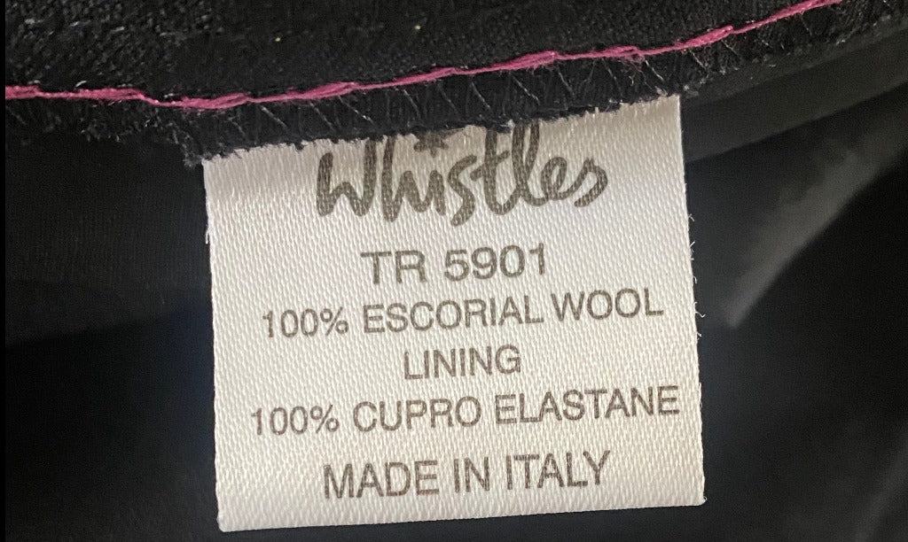 Whistles Black Trousers size UK10 - Pre-loved