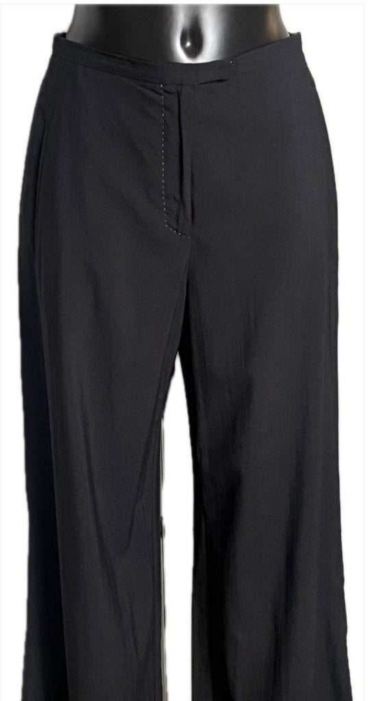 Whistles Black Trousers size UK10 - Pre-loved