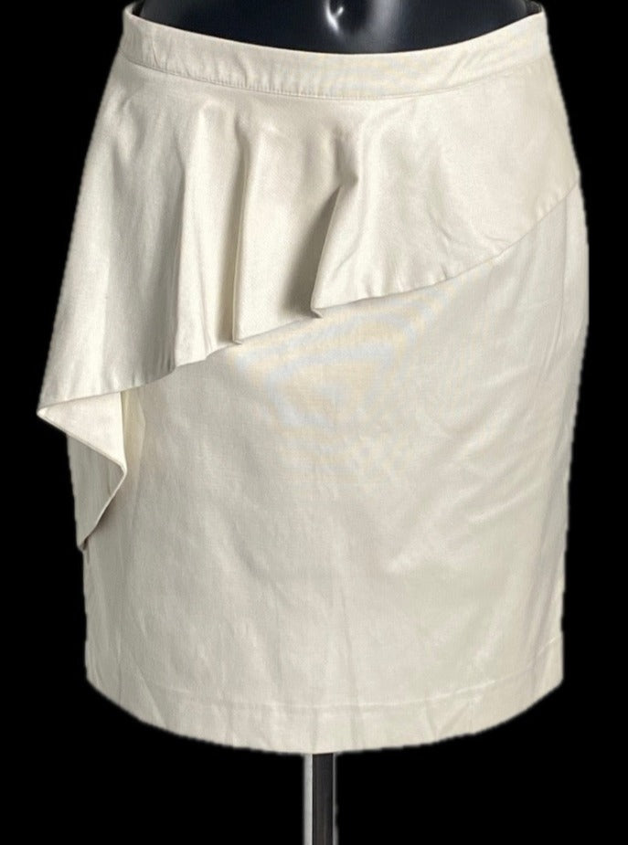 Vintage Reiss Cream Skirt size UK10 - Pre-loved